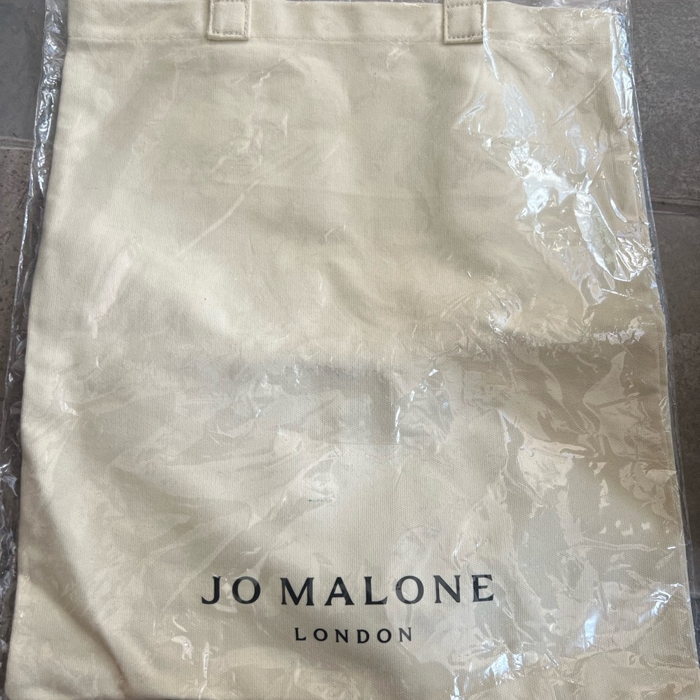 Jo Malone canvas tote bag w/ handles